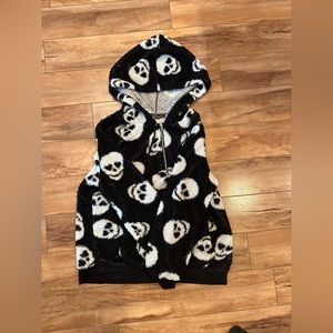 Skull 1/4 Zip Hoodie